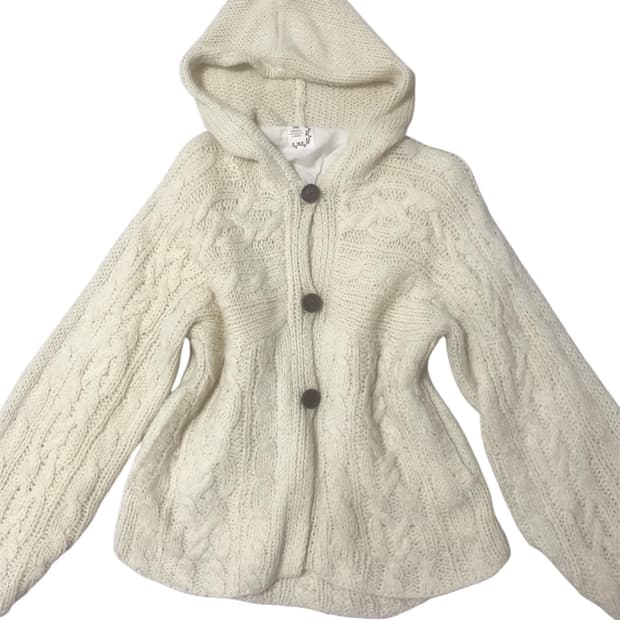 빈티지 산골 모리걸 니트 가디건 리즈리사 엑시즈팜 라떼갸루 히메갸루