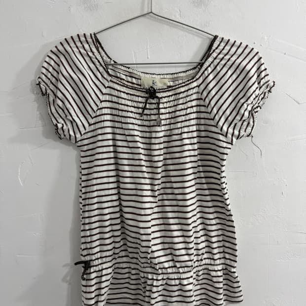 kumikyoku stripe top