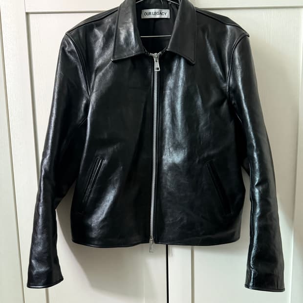 (25ss) our legacy mini leather jacket