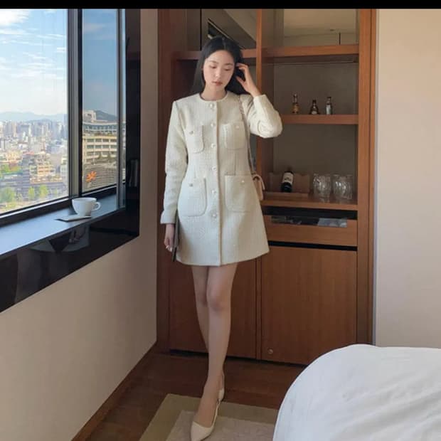 업타운홀릭트위드 원피스