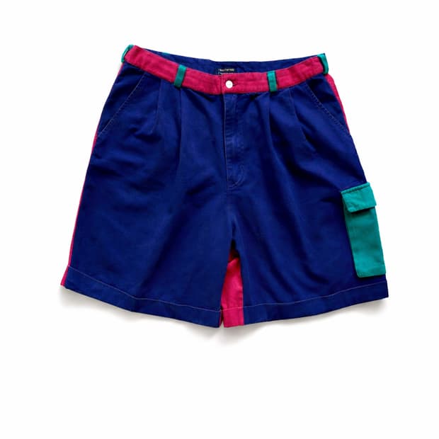 90s 챕스 랄프로렌 컬러 블럭 반바지 32~33"