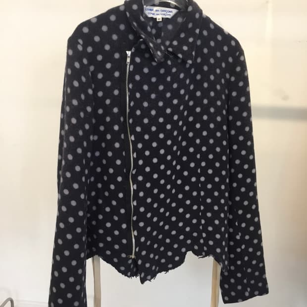 COMME des GARCONS Polka Dot Wool Jacket