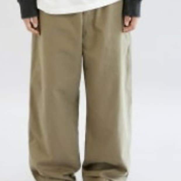 해칭룸 vtg over chino pants dark beige 4(L)