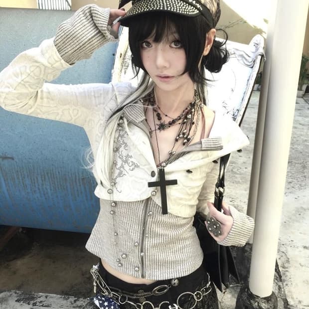 two-way vintage crop jk