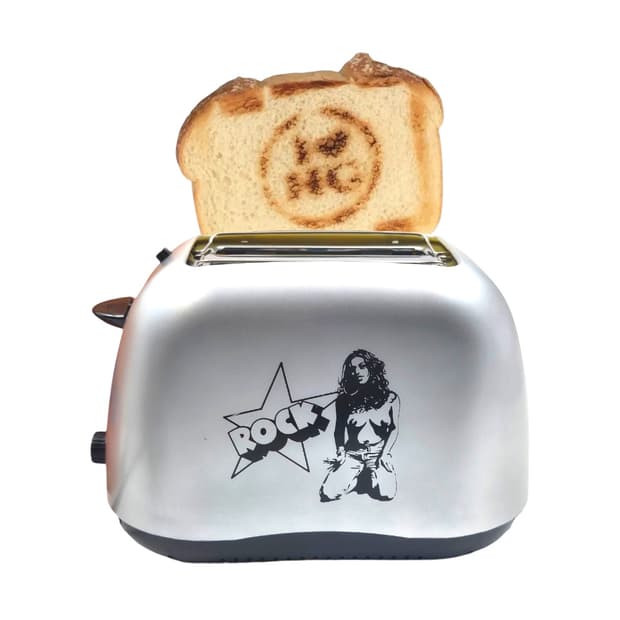 00s 히스테릭글래머 rock 실버 토스터기