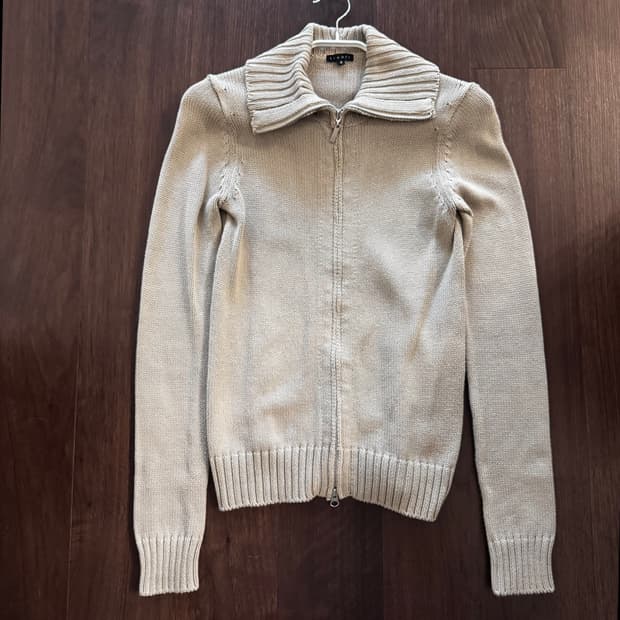 띠어리 투웨이 니트 집업 가디건