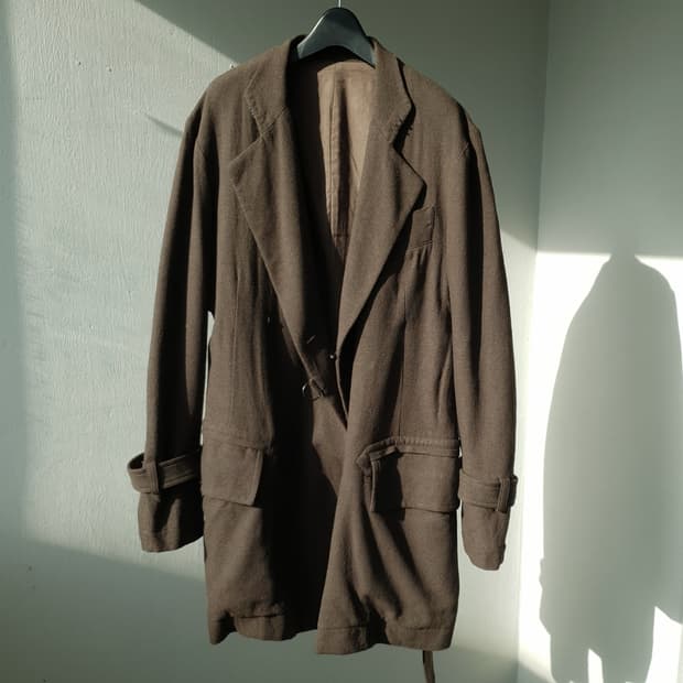 Y's tielocken Coat by Yohji Yamamoto