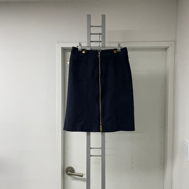 셀린느 네이비 스커트 38