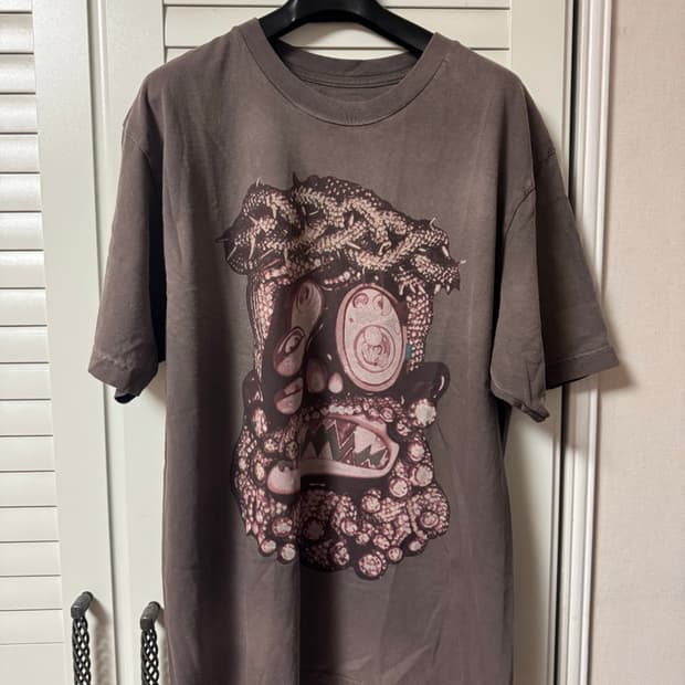 트레비스 스캇 x 무라카미 타카시 멜티드 유토피아 드림 티셔츠 L