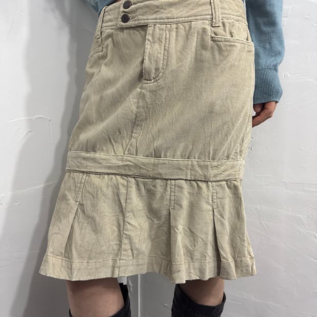 american eagle corduroy design skirt