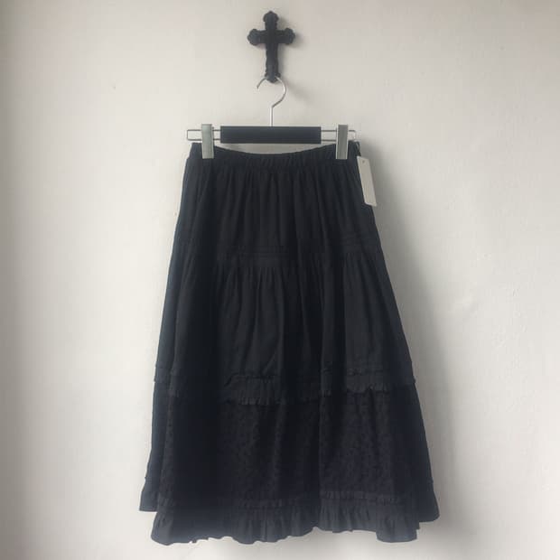 Punching layer long skirt