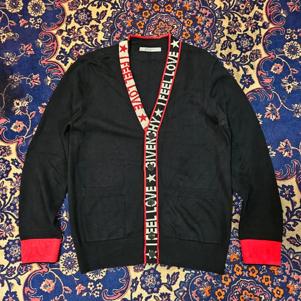 지방시(GIVENCHY) 18SS 레터링 라인 가디건 L size