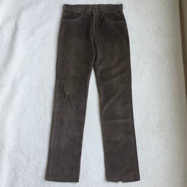80‘s levis 519 굿에이징 디스트레스 코듀로이 팬츠