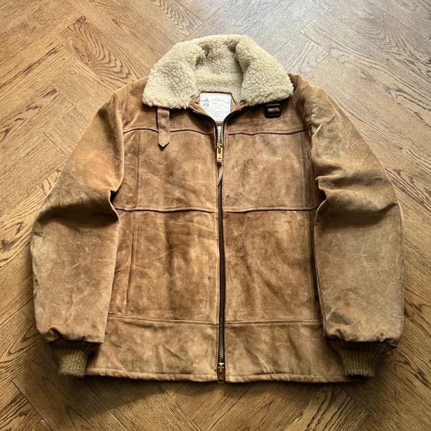 [L]80's London Fog 런던포그 스웨이드 쉐르파 자켓