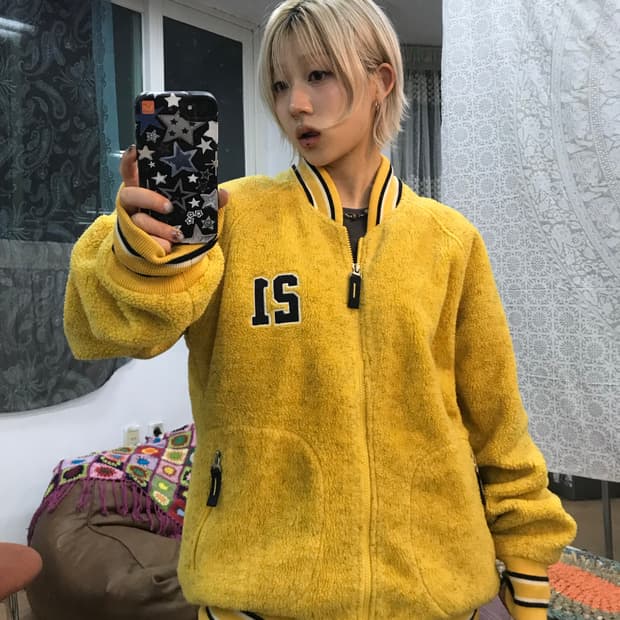 스포츠리플레이 후리스 바시티자켓 야구잠바 