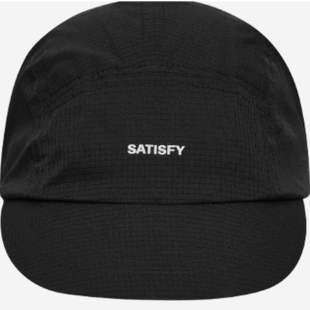 Satisfy 리피 에어 트레일 캡 블랙 새티스파이