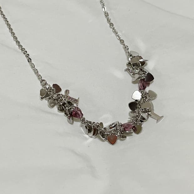 빈티지 ) dior 디올 하트칩 목걸이