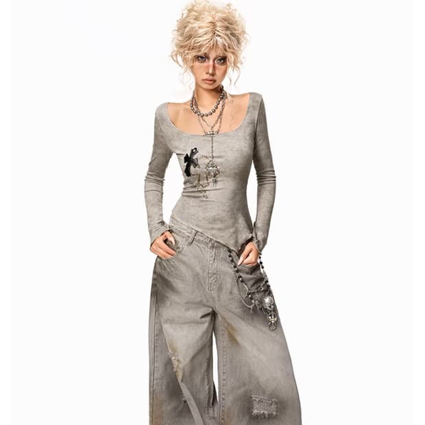 빈티지 슬리브 탑 vintage sleeve top