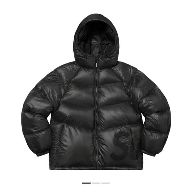 Supreme슈프림 패딩 후드 다운 자켓 블랙(급처)