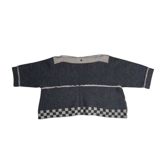 i+mu 블럭 울 니트