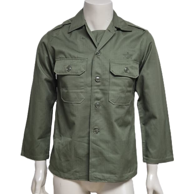 육군 구형 민무늬 전투복 상의 자켓 (S) (미사용품)