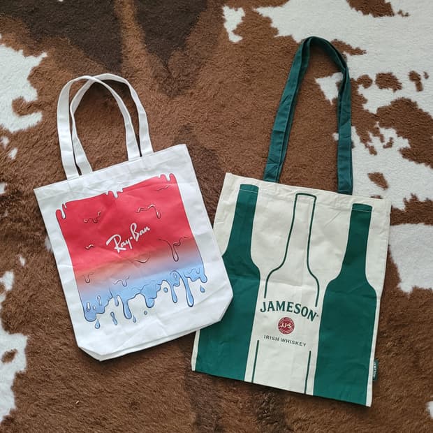 RayBan & JAMESON 패브릭 토트백  2종