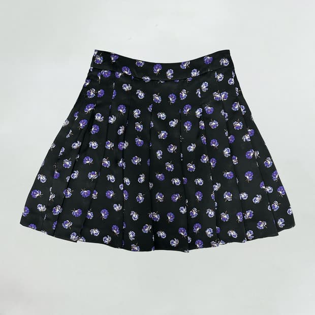 폴스미스 패턴 디자인 플레어 플리츠 스커트