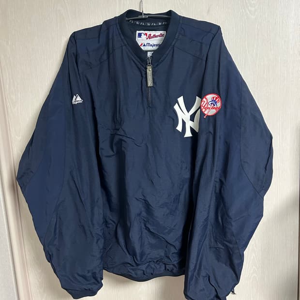 마제스틱 뉴욕양키스 윔엄 집업L사이즈 팜