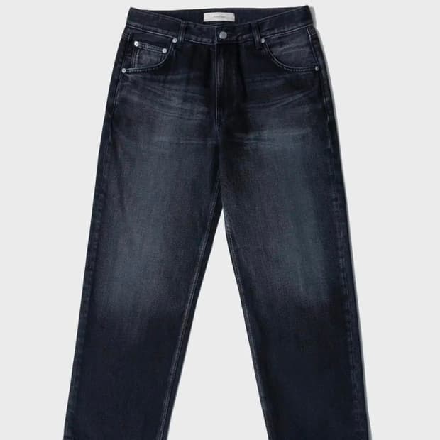 [48롱] 퍼스트플로어 데님 흑청