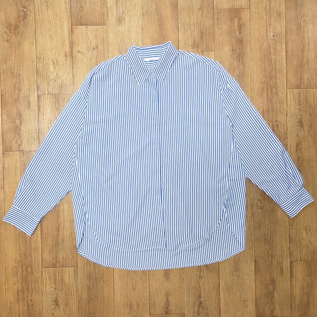 몸빼(MOMBBE) 스트라이프 셔츠 프리사이즈 새상품