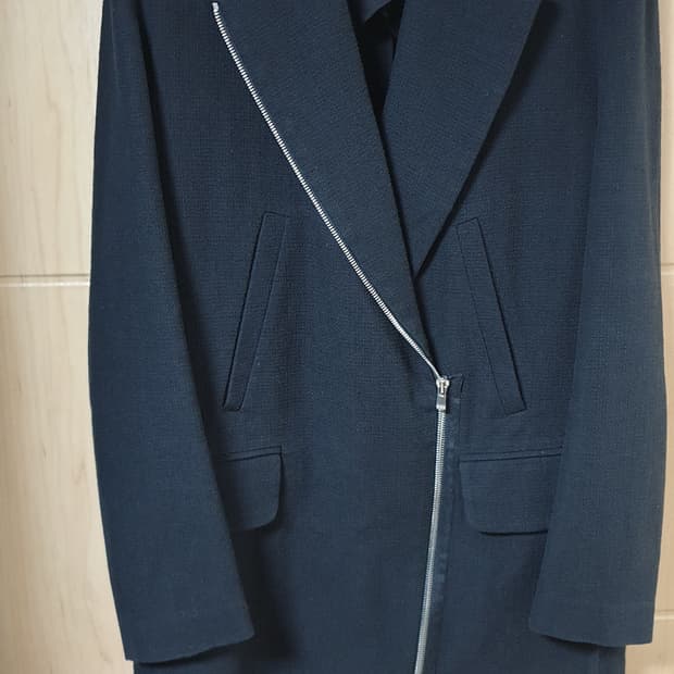 마쥬 블랙 코튼 봄 자켓 1사이즈