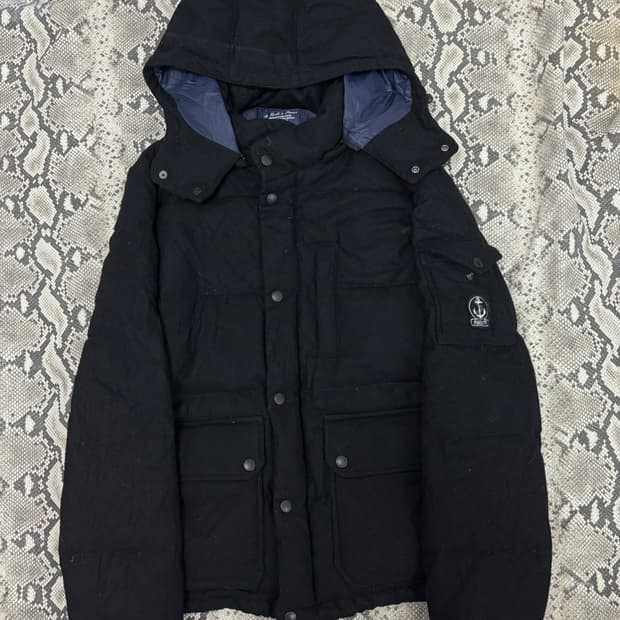 Y2K Mood Patch Detail Black Padding