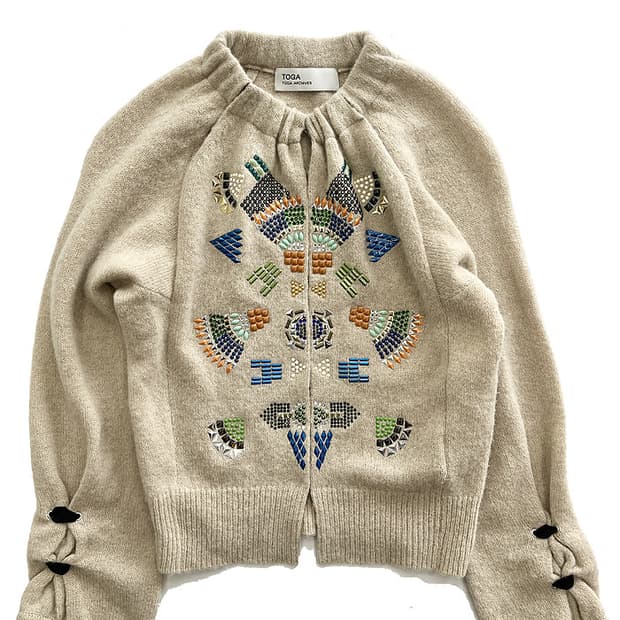 토가 비즈 가디건