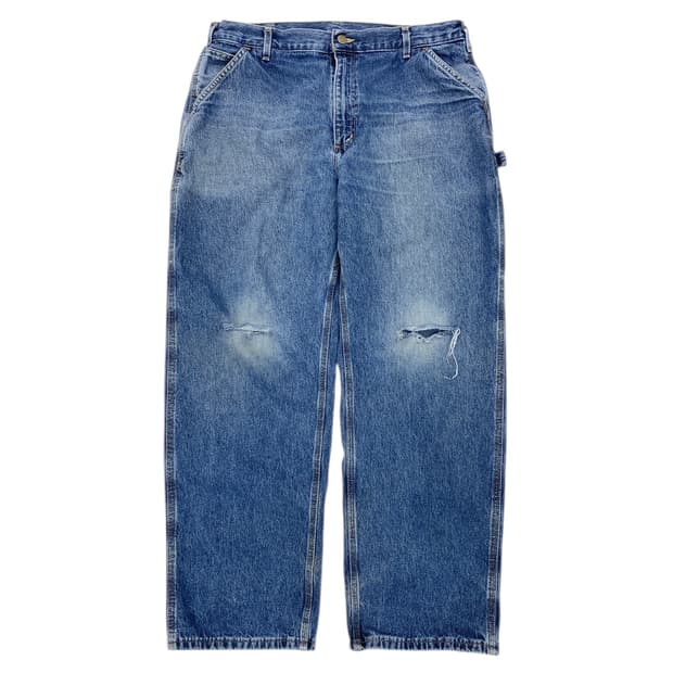 칼하트 데님 카펜더 팬츠 