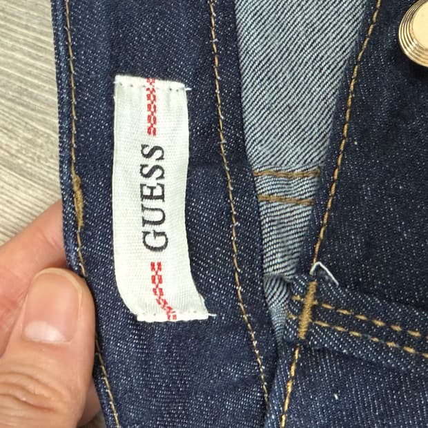 GUESS 슬림 부츠컬 청바지