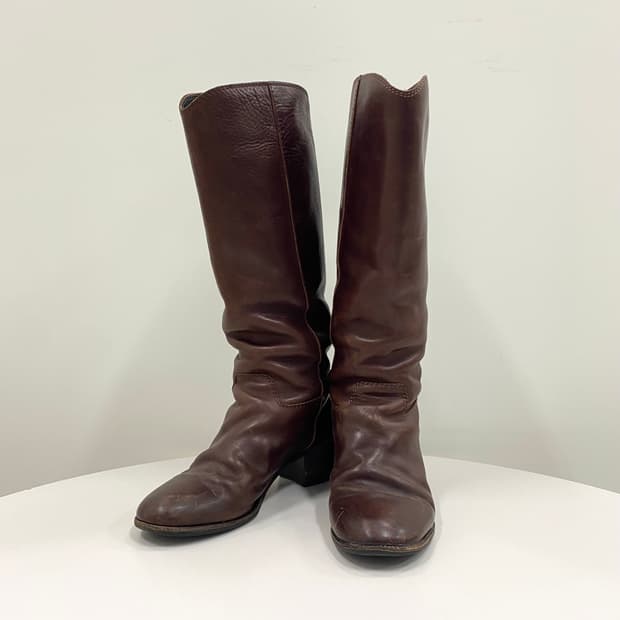 아페쎄 레더 롱 부츠