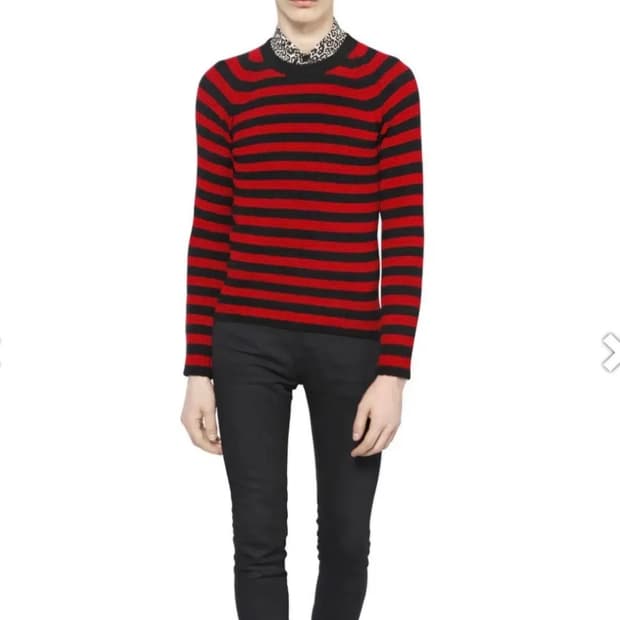 에디슬리먼 생로랑 15FW 스트라이프 니트