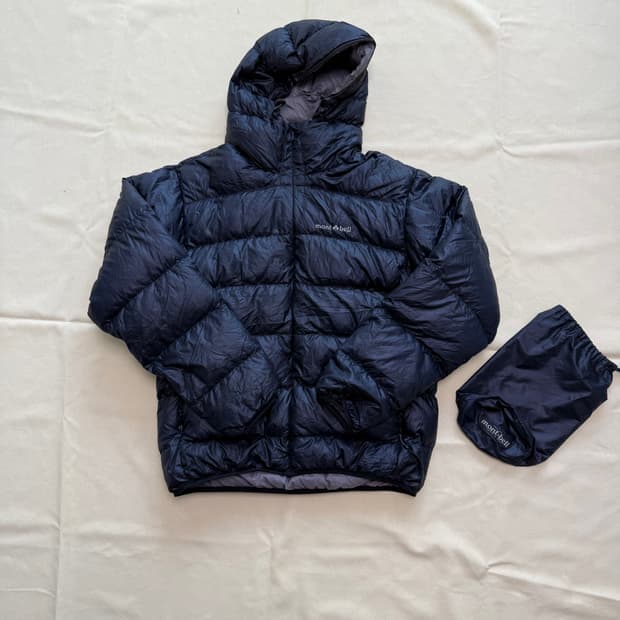 (M) 빈티지 몽벨 라이트 알파인 다운 파카 MADE IN JAPAN