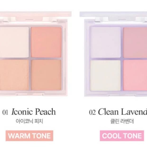 [VDL] 치크스테인 블러셔 팔레트 02 클린 라벤더