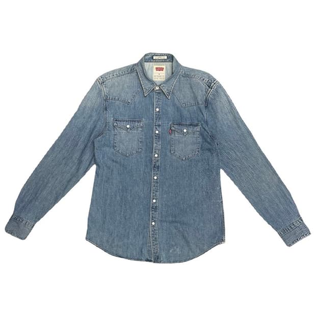 리바이스 클래식 웨스턴 데님 셔츠 M