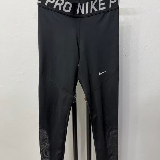 정품) 나이키 프로 여성 블랙 레깅스 L