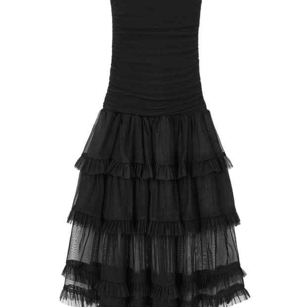 구함) 루즈슬립오버 쉬어 메쉬 드레스 sheer mash dress