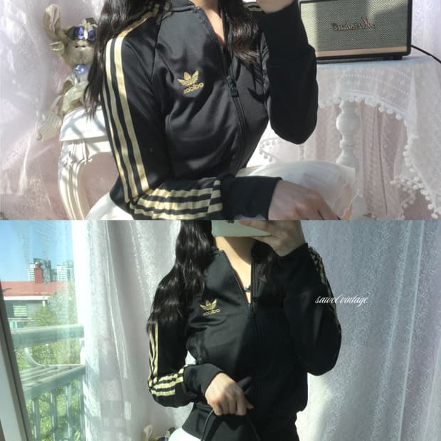 Adidas black gold jersey