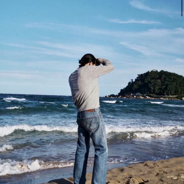 모노프리베 텍스터드 롱슬리브 그레이 1