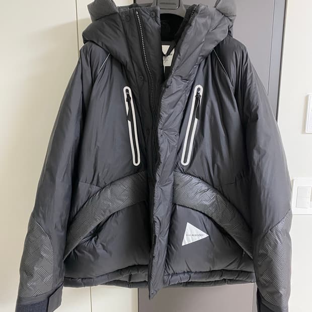 앤드원더 립스탑 로프텍 패딩 자켓 L/XL