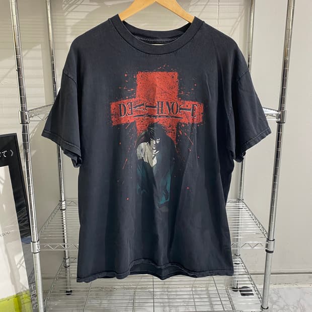 데스노트 00s 빈티지 애니메이션 티셔츠