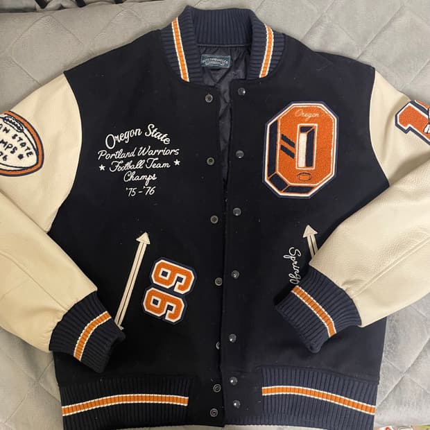 아웃스탠딩 바시티 자켓 L