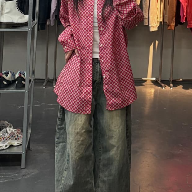 폴로랄프로렌 커스텀핏 패턴 셔츠 A3480