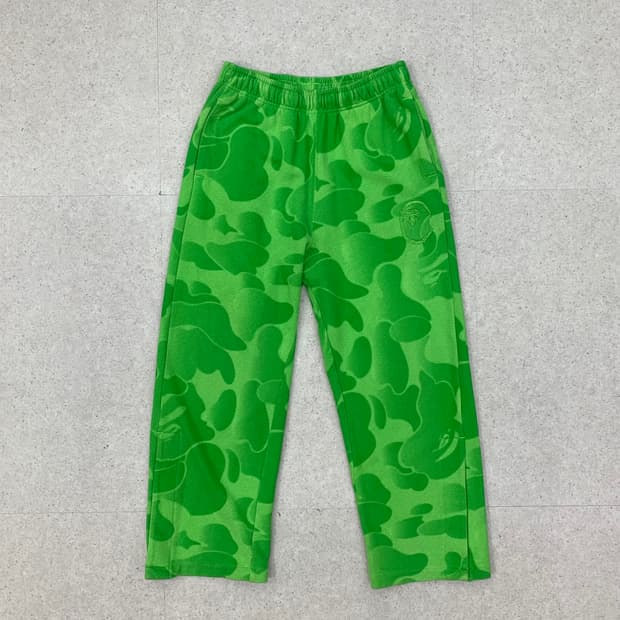 Bape 베이프 와이드 트랙 팬츠