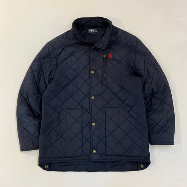 폴로 랄프로렌 네이비 퀼팅 경량패딩